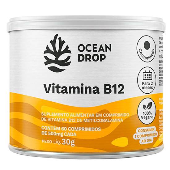 Vitamina B12  60 comp - Ocean Drop