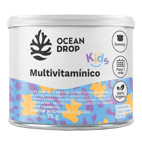 Gummy Multivitamínico Kids 30 gomas - Ocean Drop