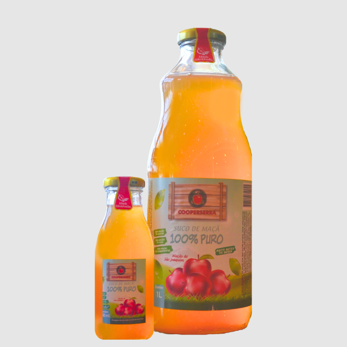 Suco de Maça Integral 1000ml -  Cooperserra