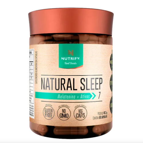 Natural Sleep  60 Cápsulas - Nutrify