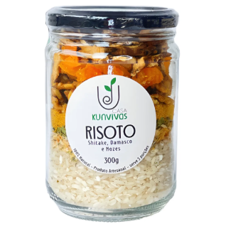 Risoto de Shitake, Damasco e Nozes 300g