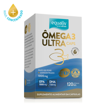 Ômega 3 Ultra Caps - 120 Cápsulas - Loja Equaliv