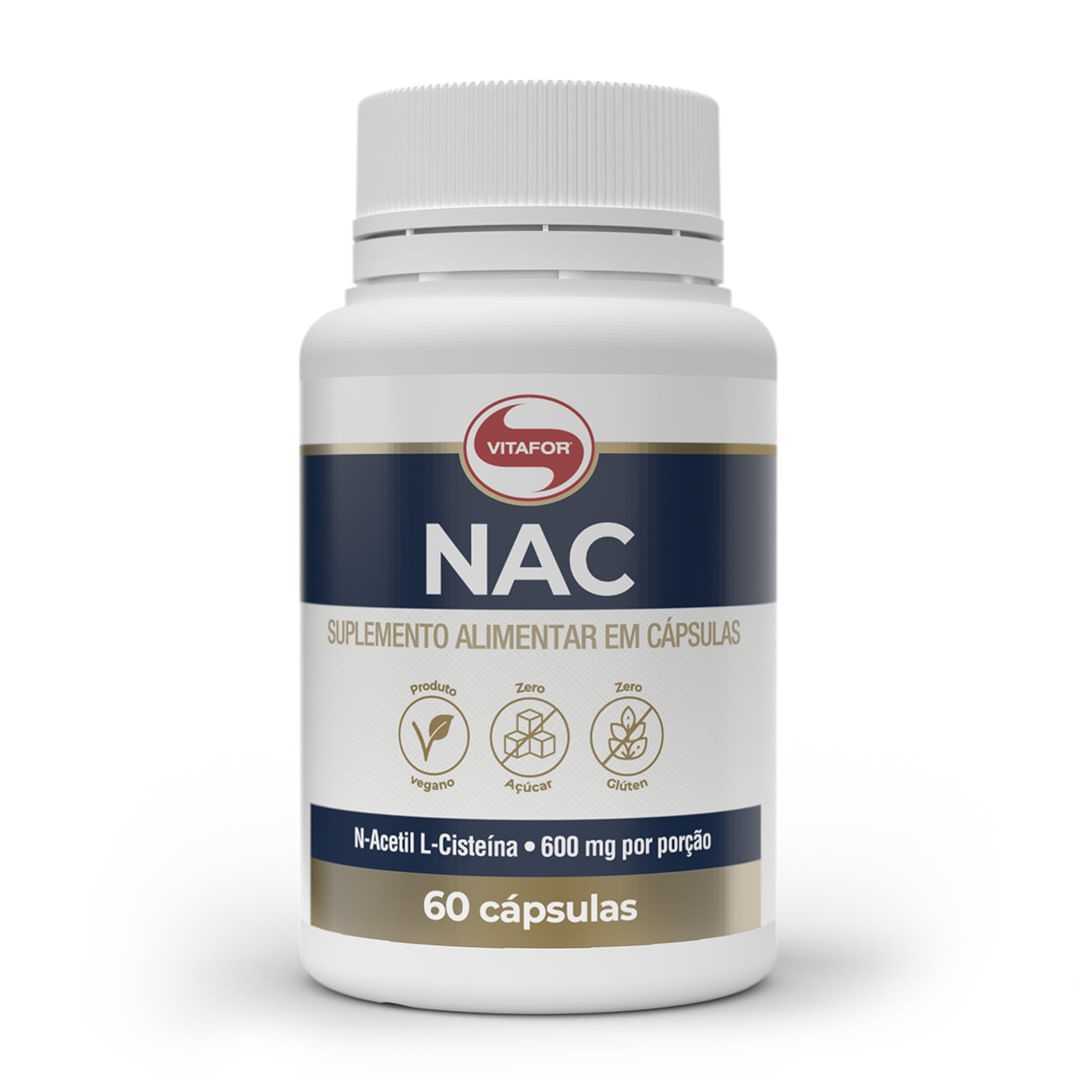 NAC - N Acetil Cisteína 60 cap - Vitafor