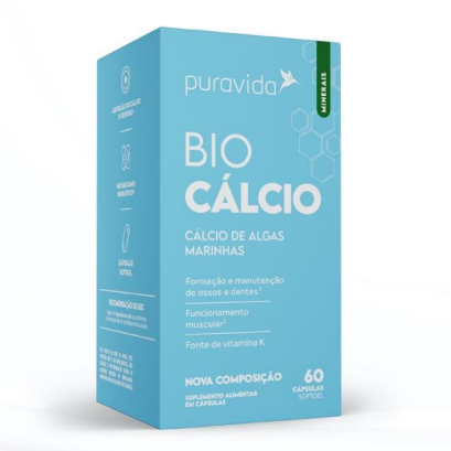 Bio Cálcio 60 cap - Puravida