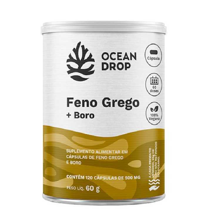 Feno Grego + Boro 120cap - Ocean Drop