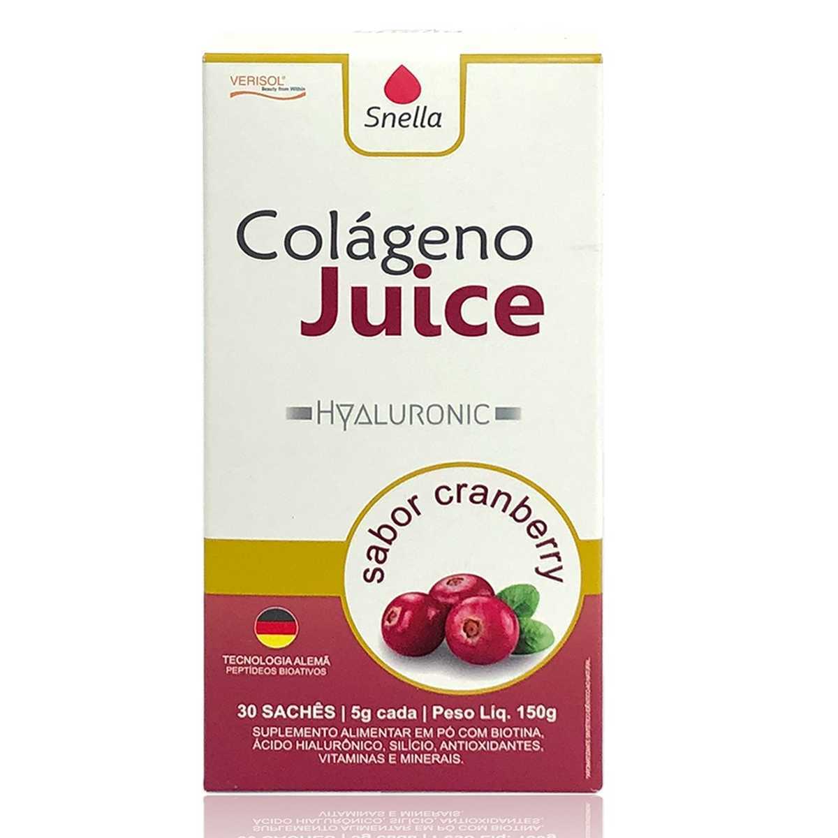Colágeno Juice Hyaluronic 30 saches - Snella