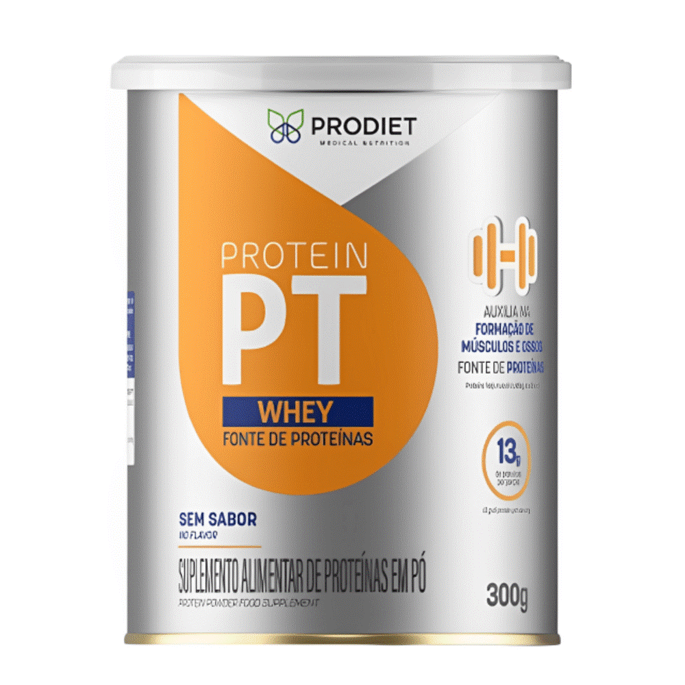 Protein PT Whey 300g Sem Sabor - Prodiet