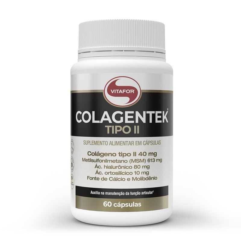 Colagentek Tipo II 60 cap - Vitafor