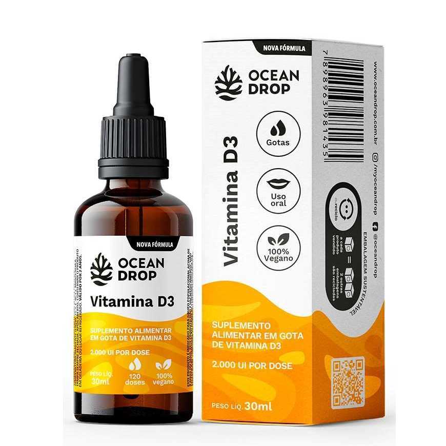 Vitamina D3 gotas 30ml - Ocean Drop